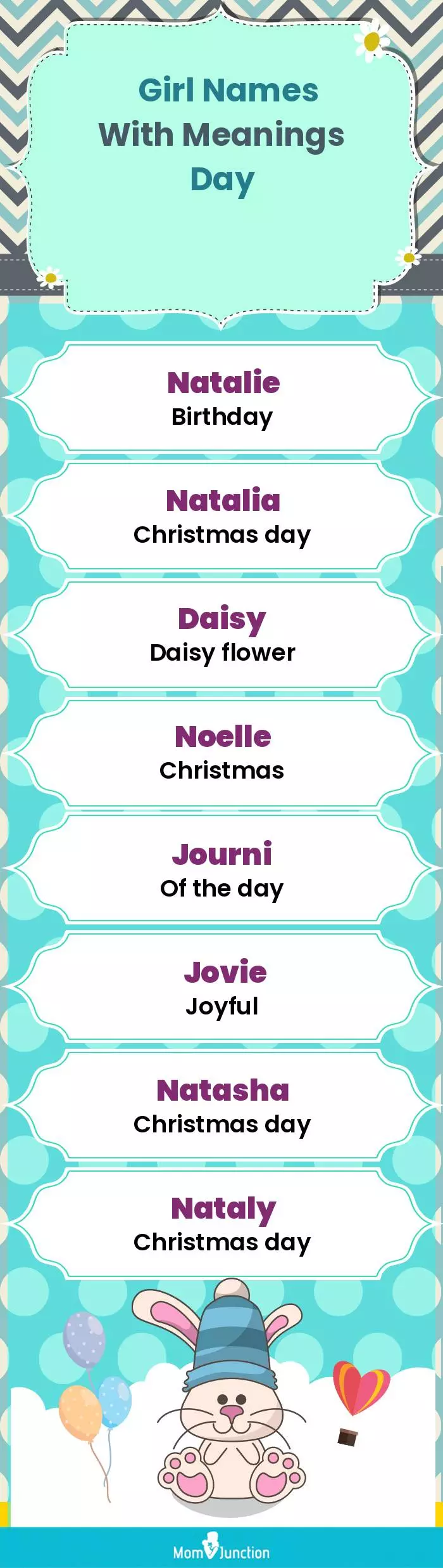  Girl Names with Meanings Day(infographic)