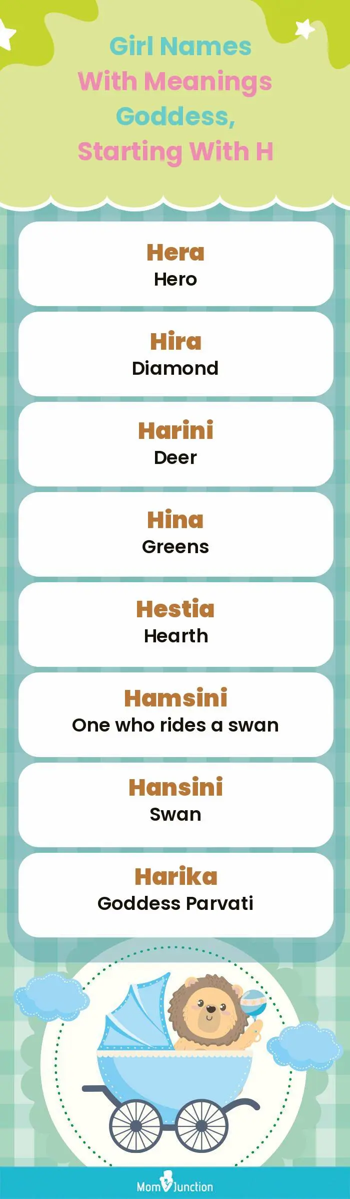  Girl Names with Meanings Goddess, Starting With H(infographic)