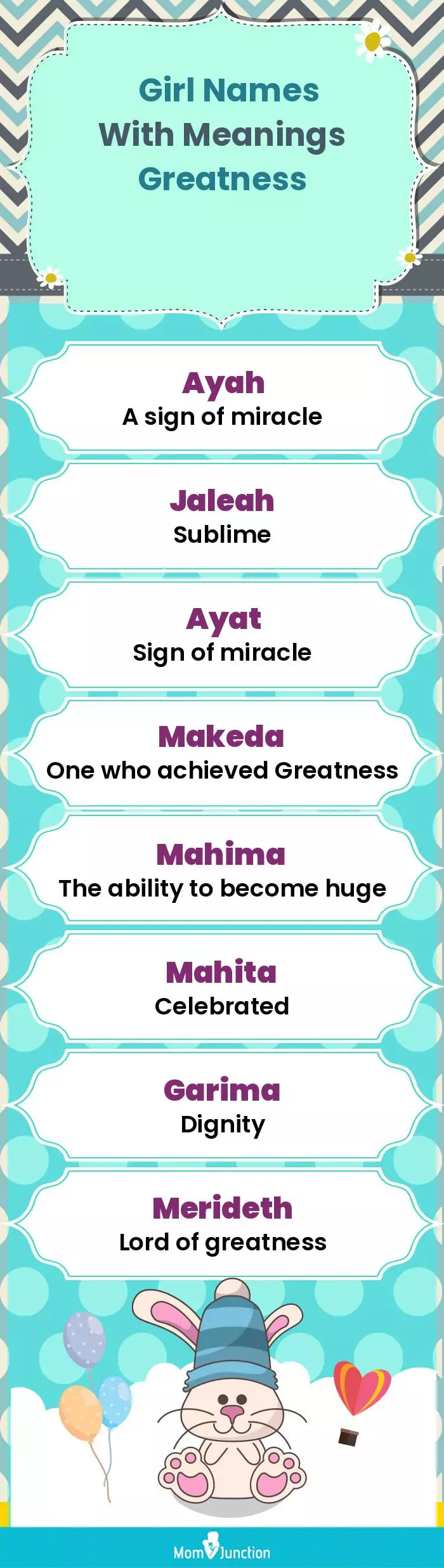  Girl Names with Meanings Greatness(infographic)