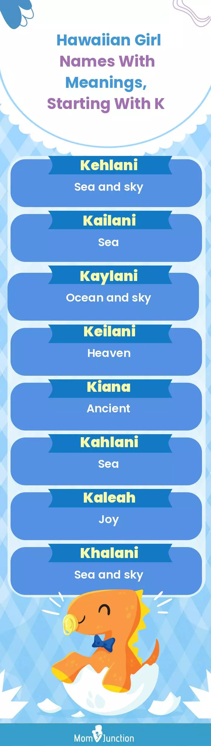  Hawaiian Girl Names with Meanings, Starting With K(infographic)