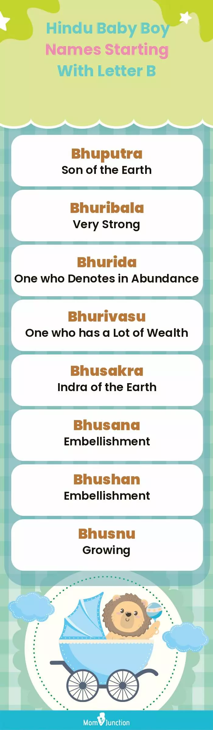  Hindu Baby Boy Names Starting With Letter B(infographic)