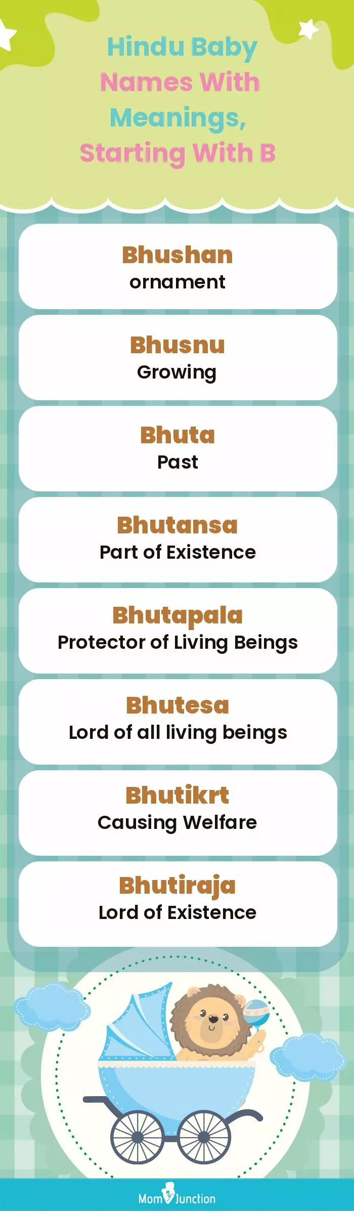  Hindu Baby Names with Meanings, Starting With B(infographic)