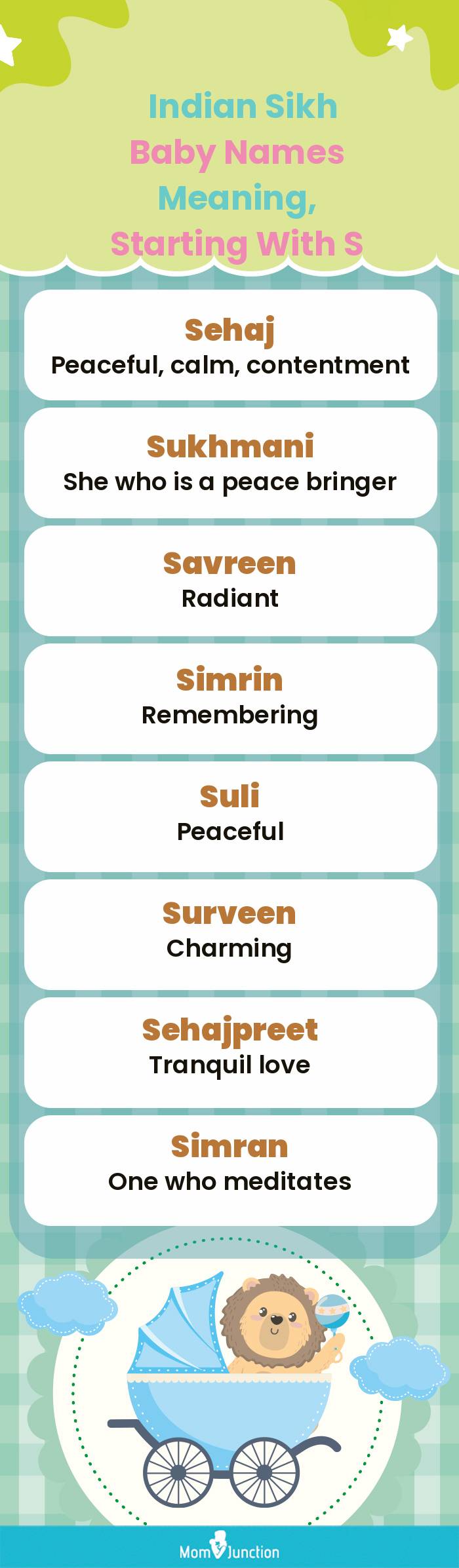  Indian Sikh Baby Names Meaning, Starting With S(infographic)