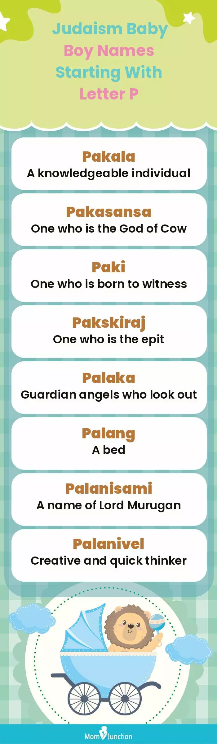  Judaism Baby Boy Names Starting With Letter P(infographic)