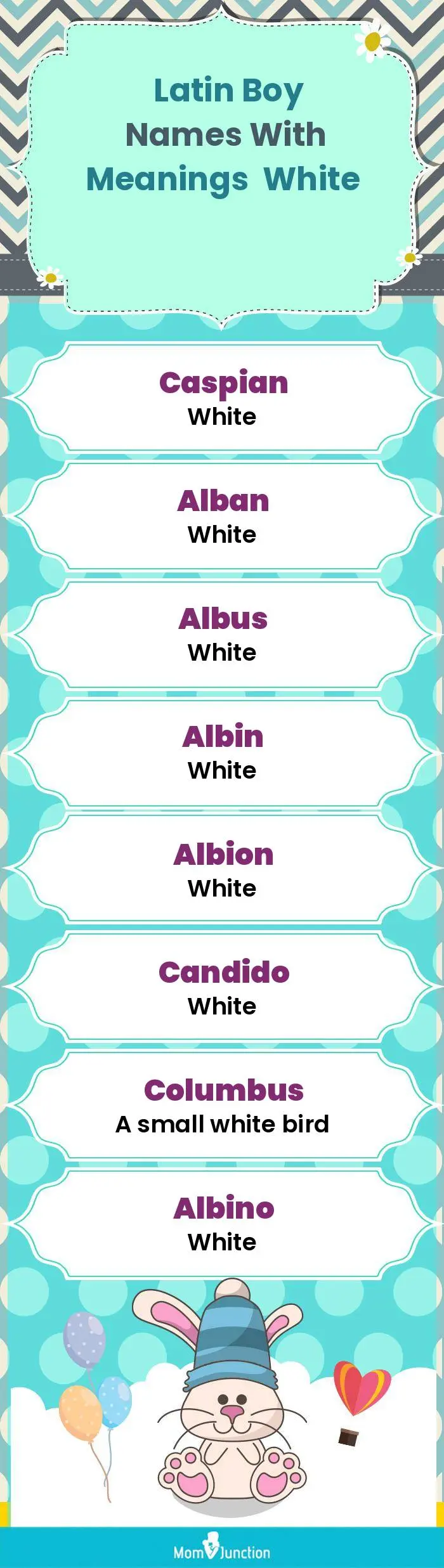  Latin Boy Names with Meanings White(infographic)