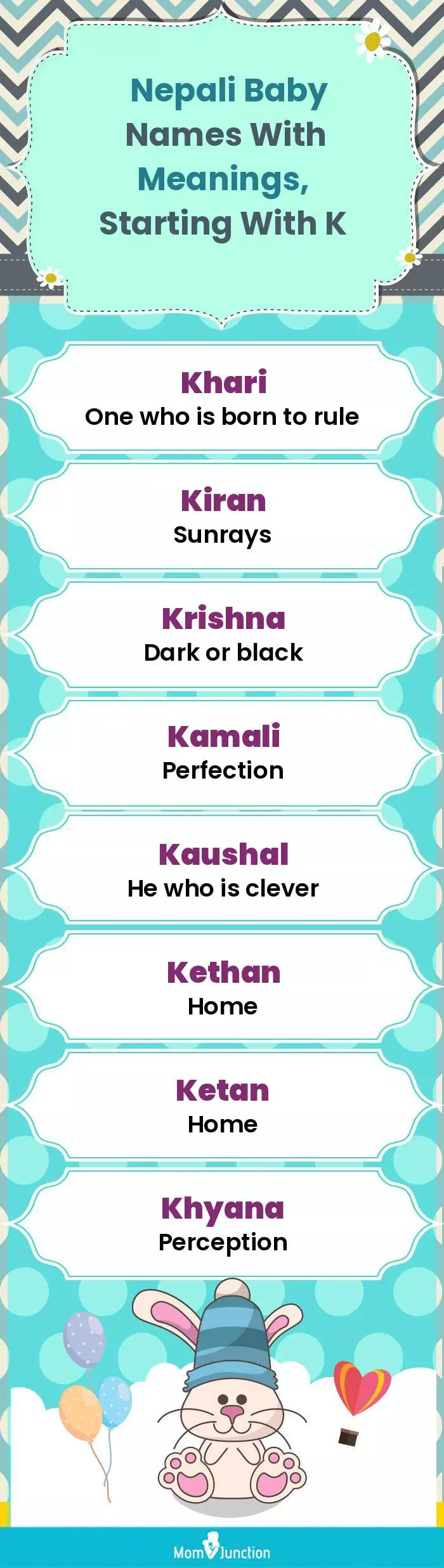  Nepali Baby Names with Meanings, Starting With K(infographic)