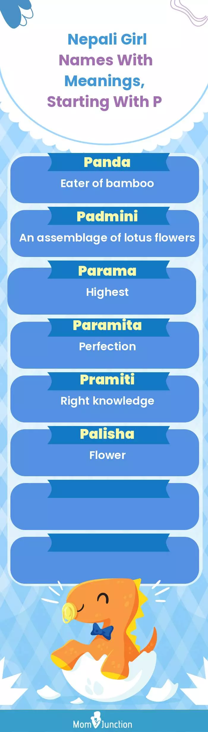  Nepali Girl Names with Meanings, Starting With P(infographic)