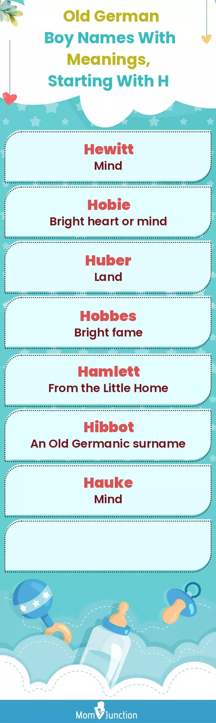  Old German Boy Names with Meanings, Starting With H(infographic)