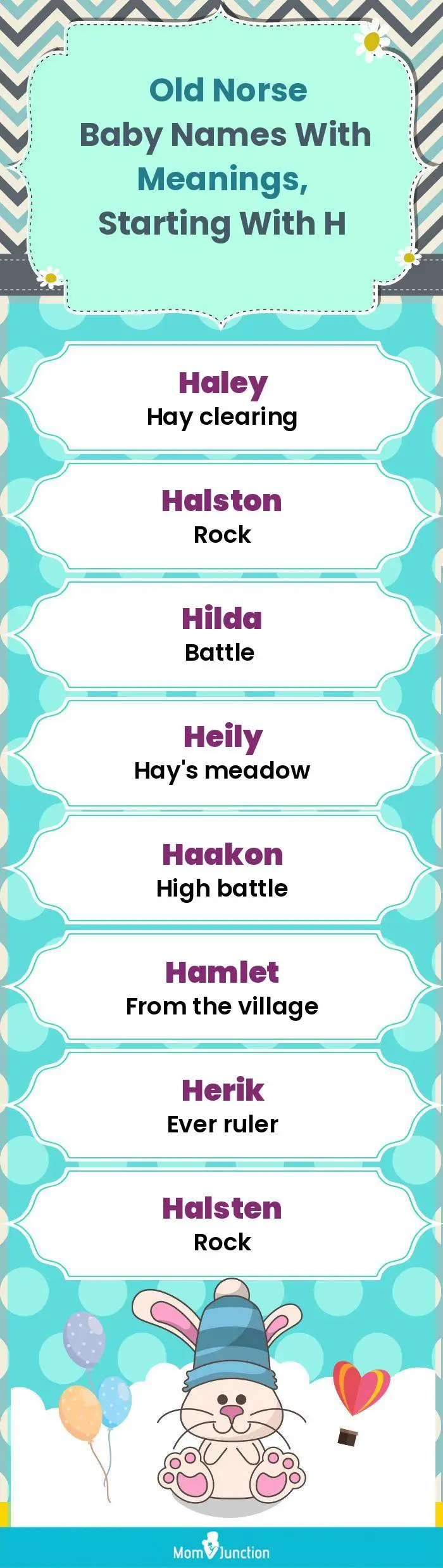  Old Norse Baby Names with Meanings, Starting With H(infographic)