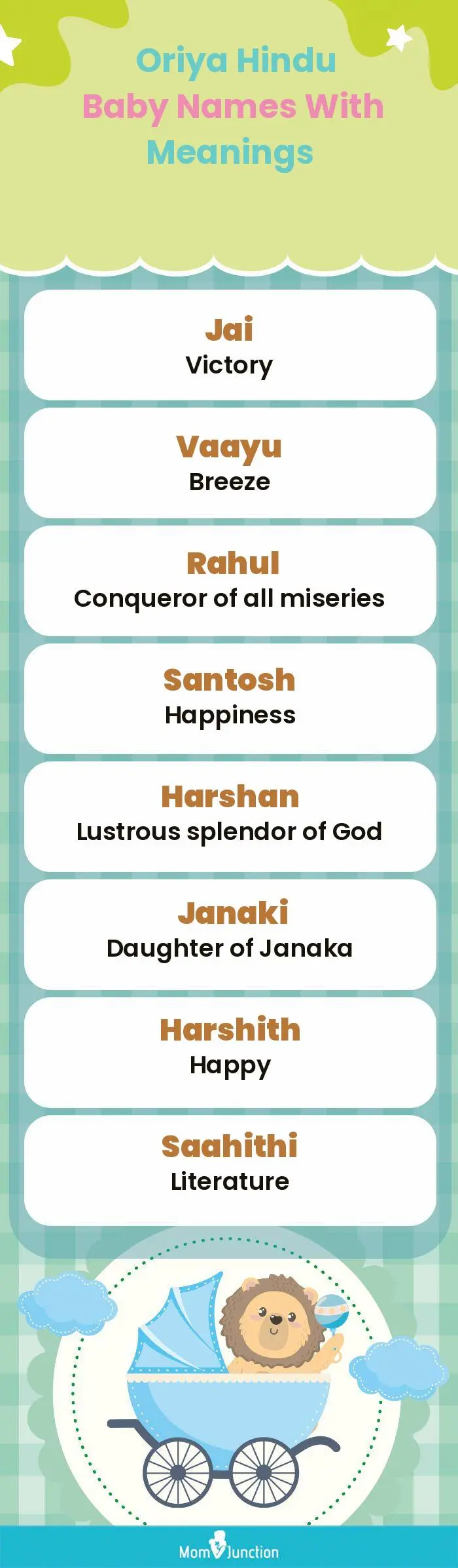  Oriya Hindu Baby Names with Meanings(infographic)