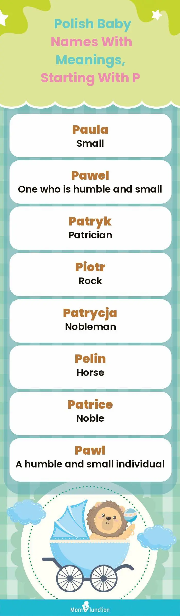  Polish Baby Names with Meanings, Starting With P(infographic)