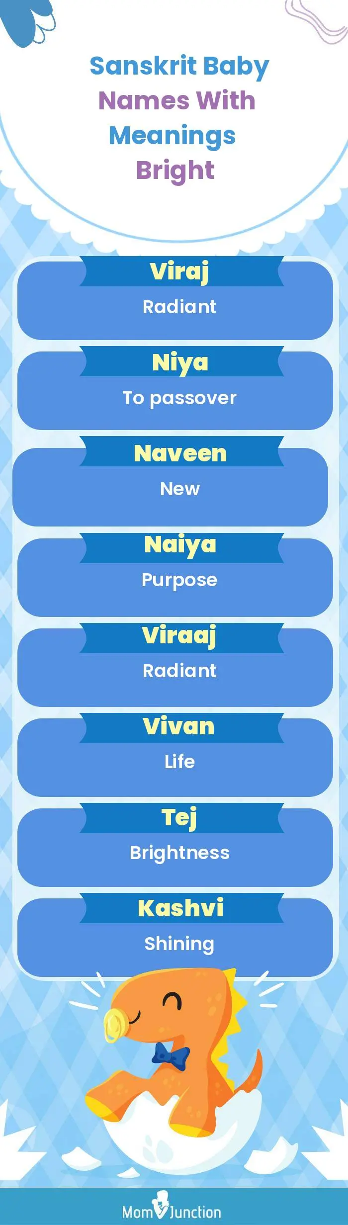  Sanskrit Baby Names with Meanings Bright(infographic)