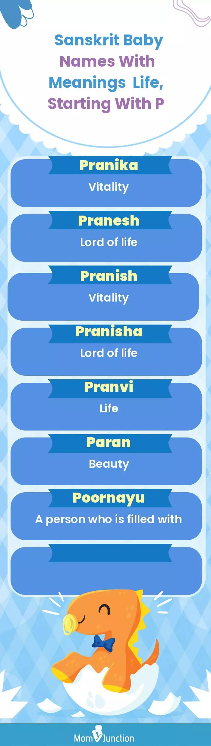  Sanskrit Baby Names with Meanings Life, Starting With P(infographic)