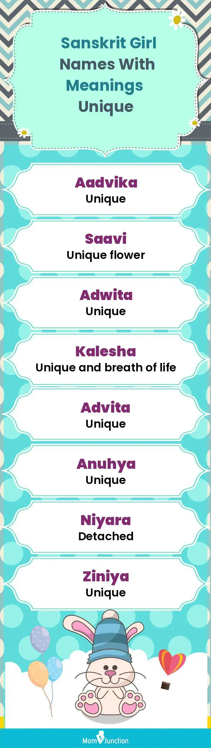  Sanskrit Girl Names with Meanings Unique(infographic)