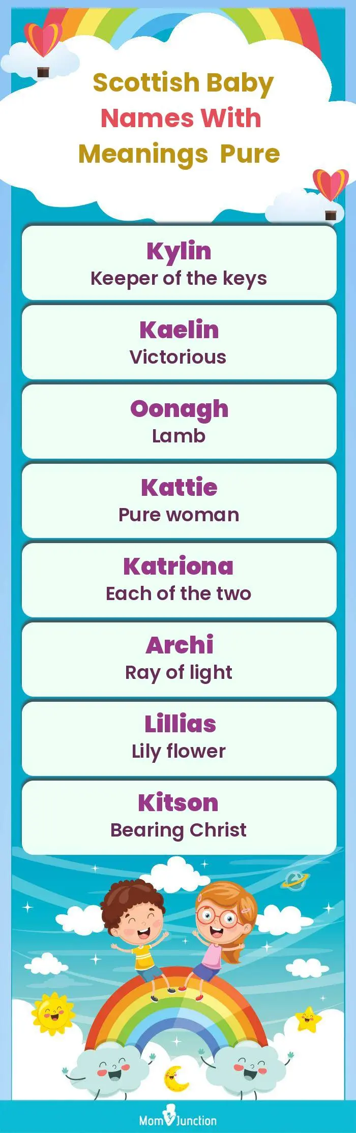  Scottish Baby Names with Meanings Pure(infographic)