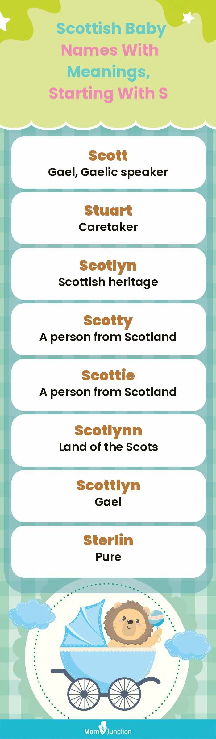  Scottish Baby Names with Meanings, Starting With S(infographic)