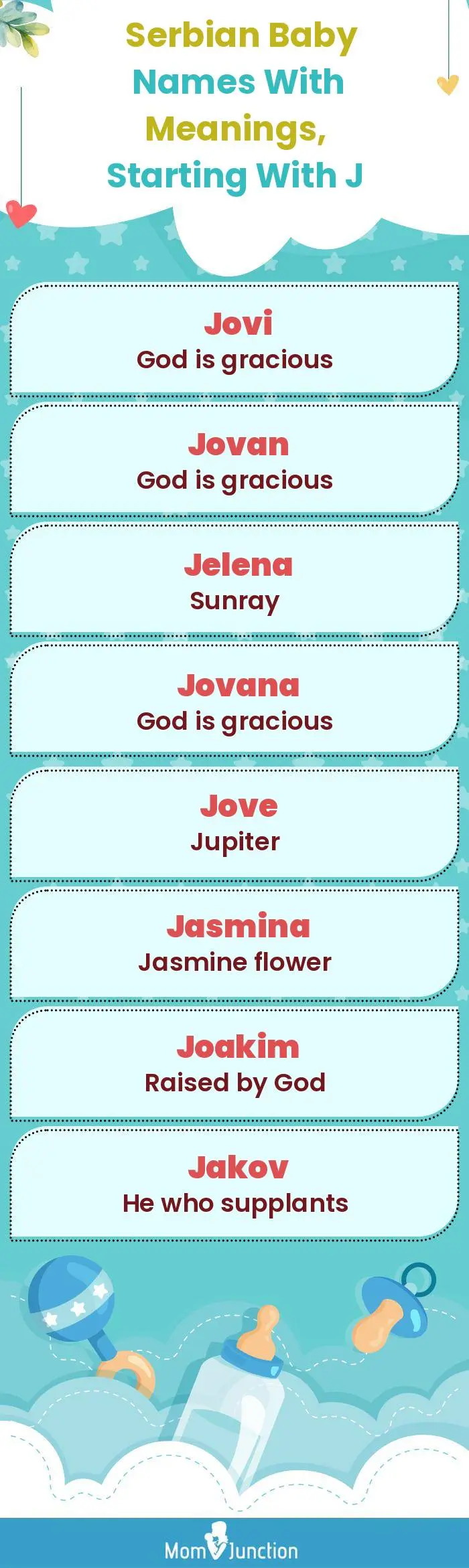  Serbian Baby Names with Meanings, Starting With J(infographic)