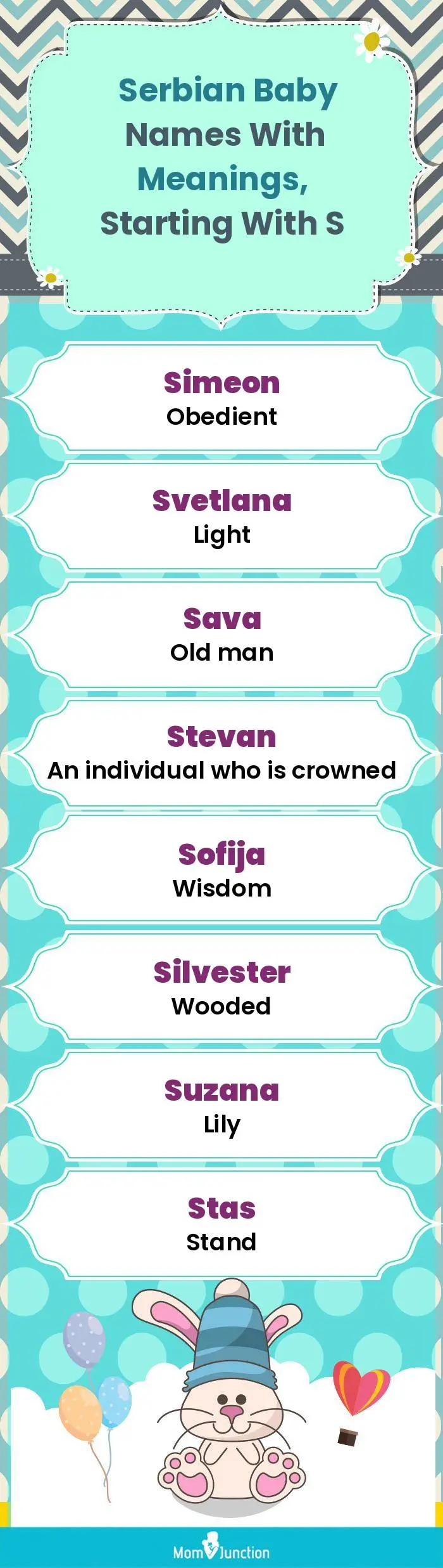  Serbian Baby Names with Meanings, Starting With S(infographic)