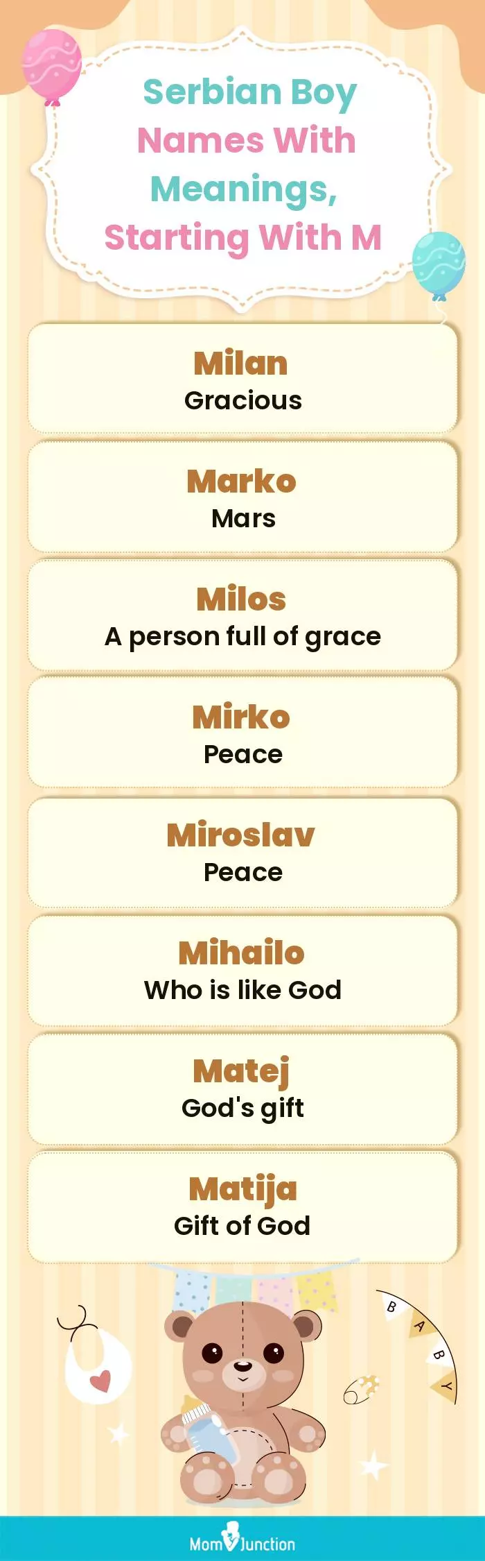  Serbian Boy Names with Meanings, Starting With M(infographic)