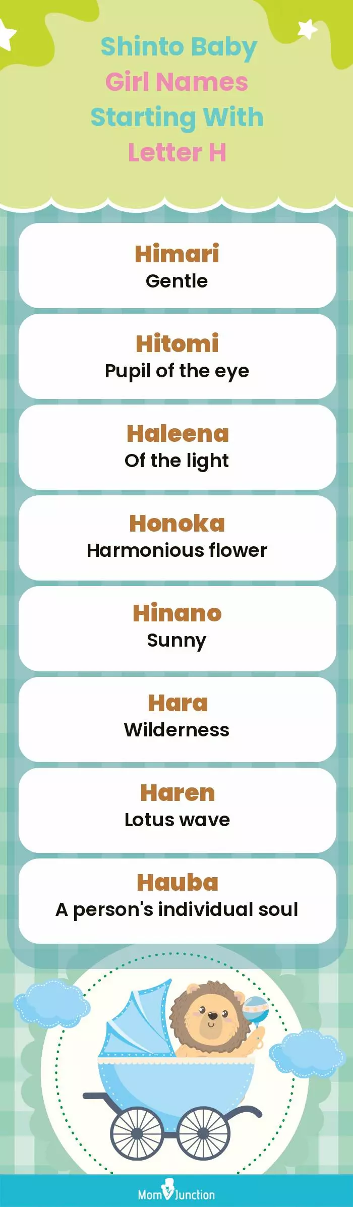  Shinto Baby Girl Names Starting With Letter H(infographic)