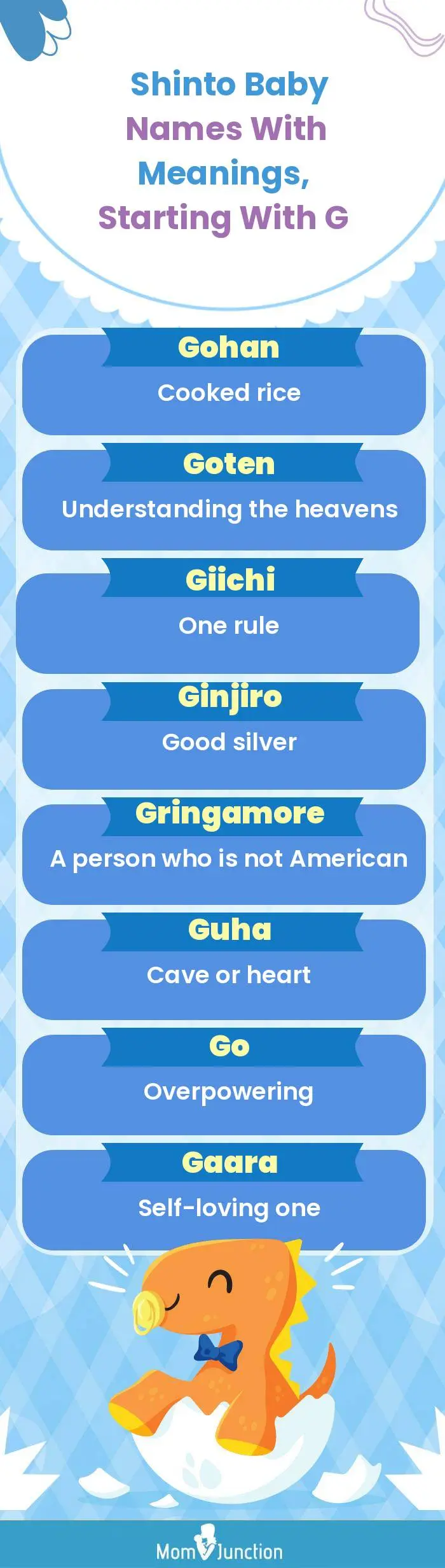  Shinto Baby Names with Meanings, Starting With G(infographic)