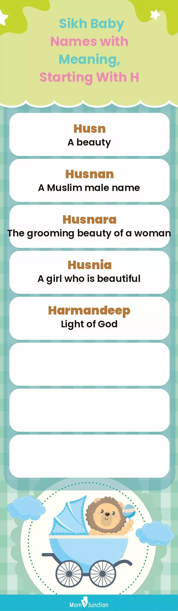  Sikh Baby Names with Meaning, Starting With H(infographic)