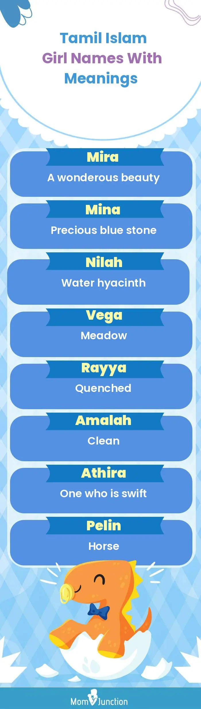  Tamil Islam Girl Names with Meanings(infographic)