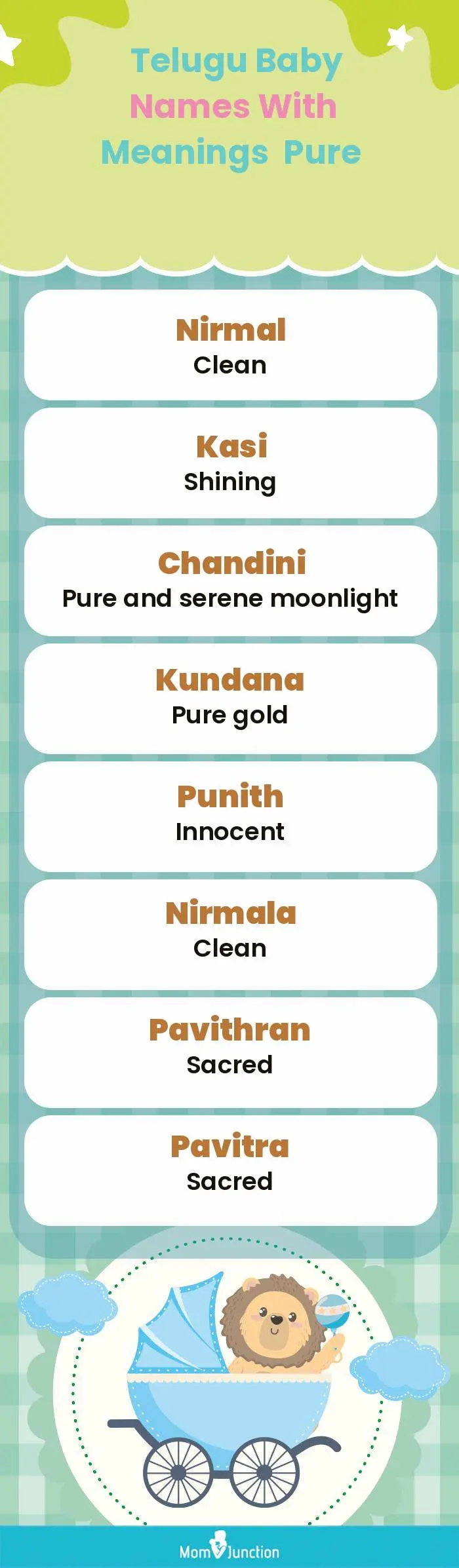  Telugu Baby Names with Meanings Pure(infographic)