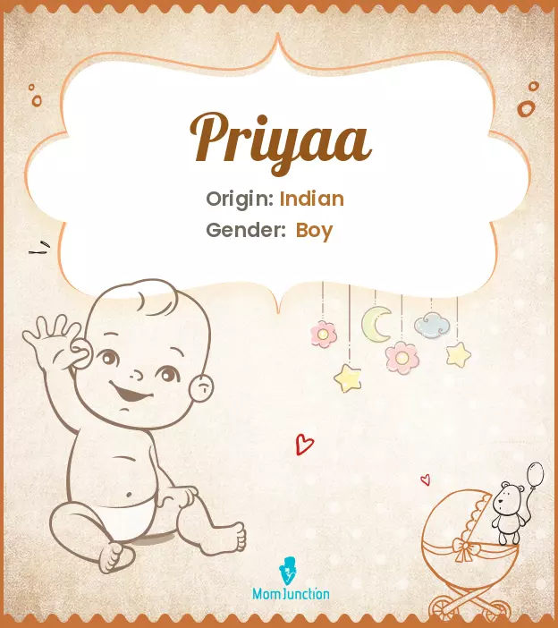 Baby Name Priyaa Meaning, Origin, And Popularity