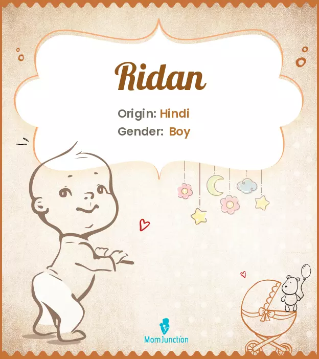 Explore Ridan: Meaning, Origin & Popularity | MomJunction