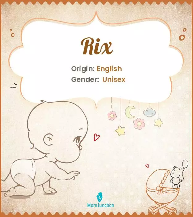 Baby Name Rix Meaning, Origin, And Popularity