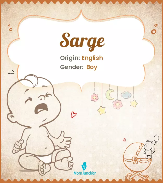 Sarge Name Meaning, Origin, History, And Popularity | MomJunction