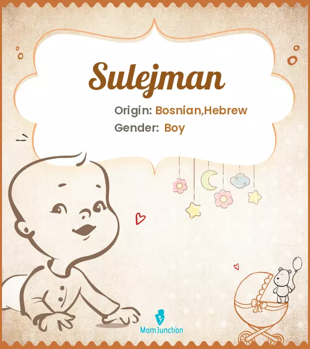 Baby Name Sulejman Meaning, Origin, And Popularity