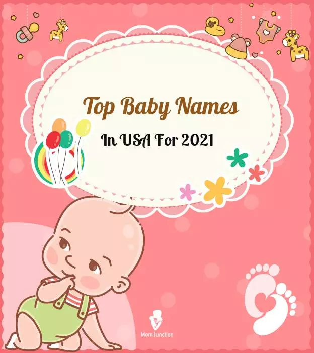 Top baby name in  usa for 2021