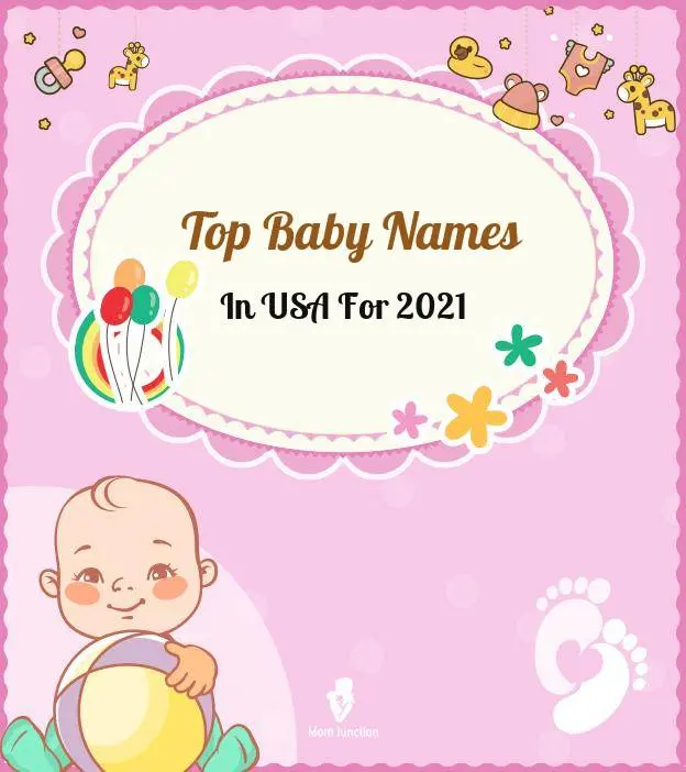 Top baby name in  usa for 2021