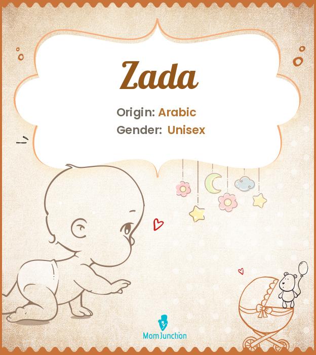 Zada: Name Meaning, Origin, History, And Popularity_image