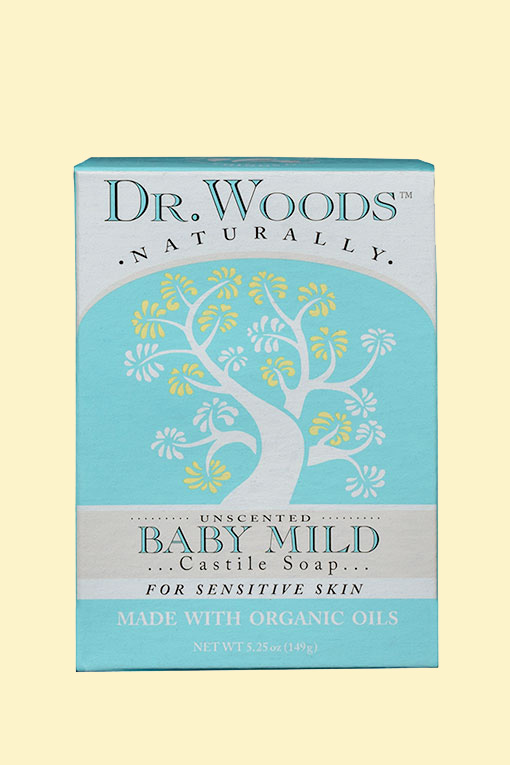  Dr. Woods Unscented Baby Mild Bar Soap