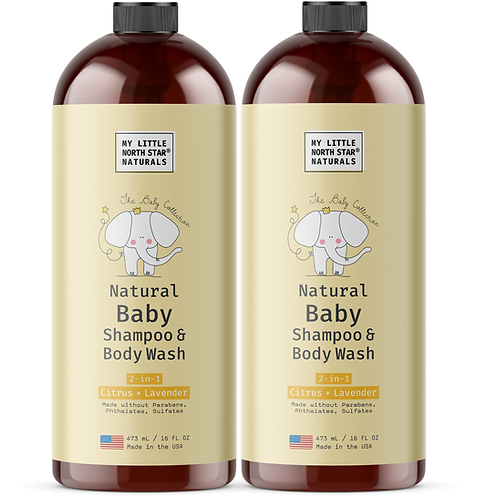 My Little North Star 2 in 1 Natural Baby Shampoo and Body Wash