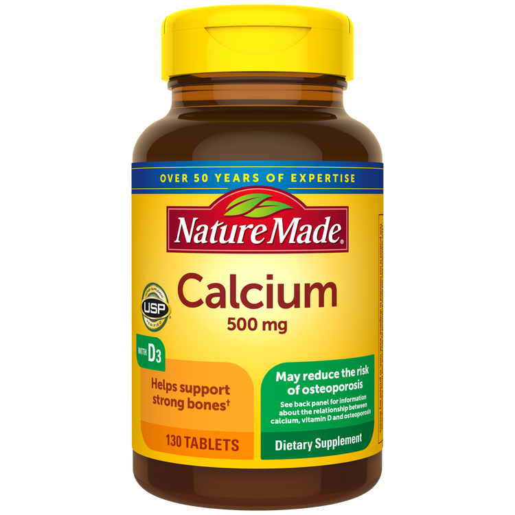  Nature Made Calcium 500mg + Vitamin D Tabs