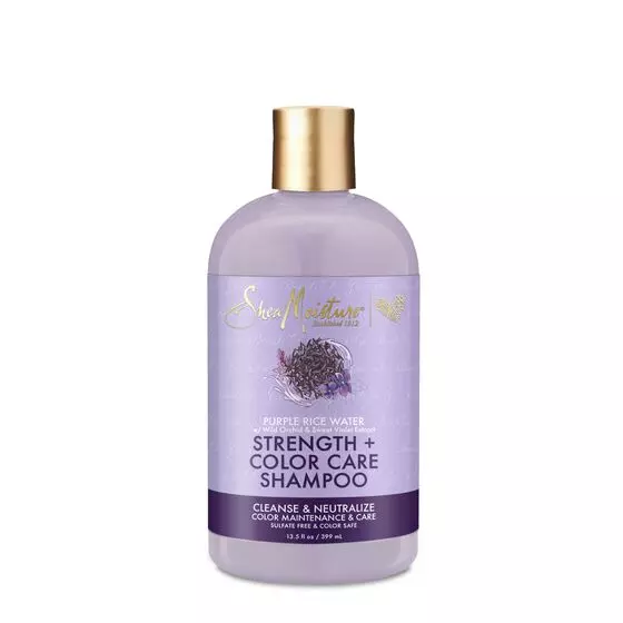  SheaMoisture Purple Rice Water Strength + Color Care Shampoo