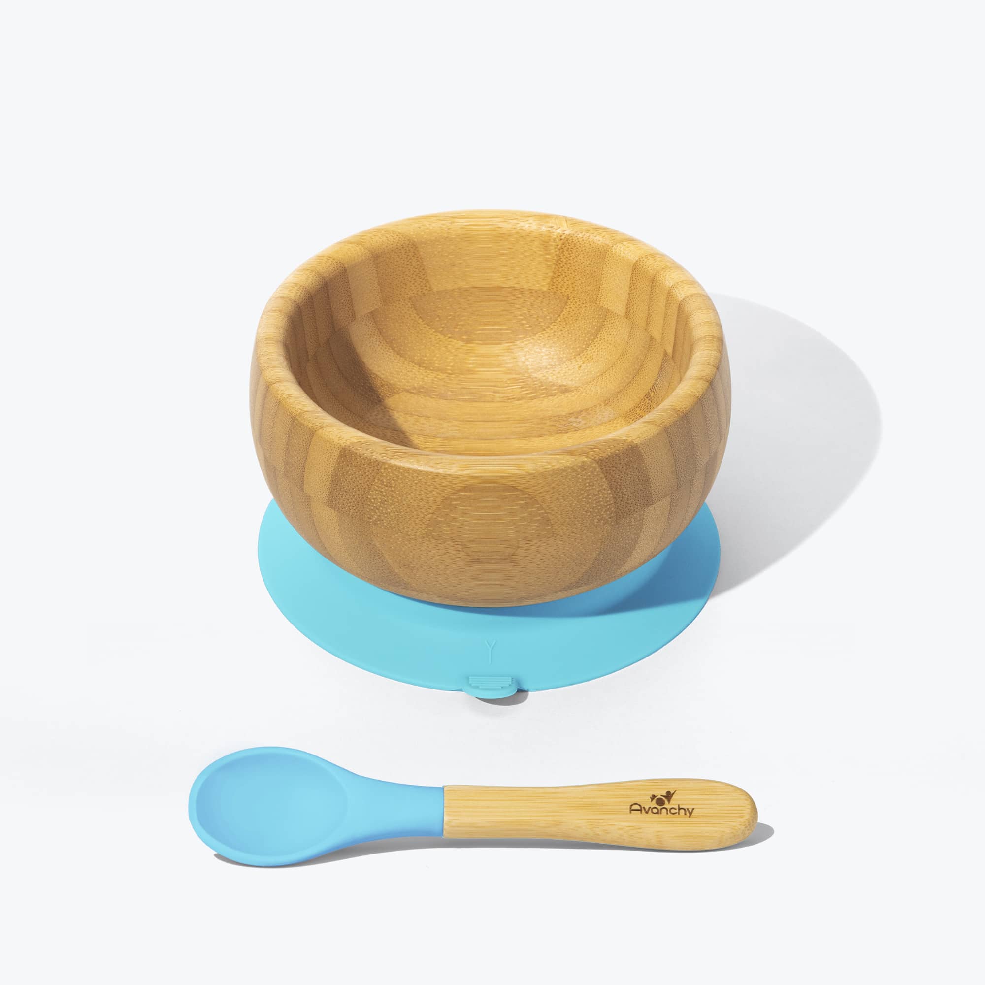 Avanchy Bamboo Suction Baby Bowl + Spoon