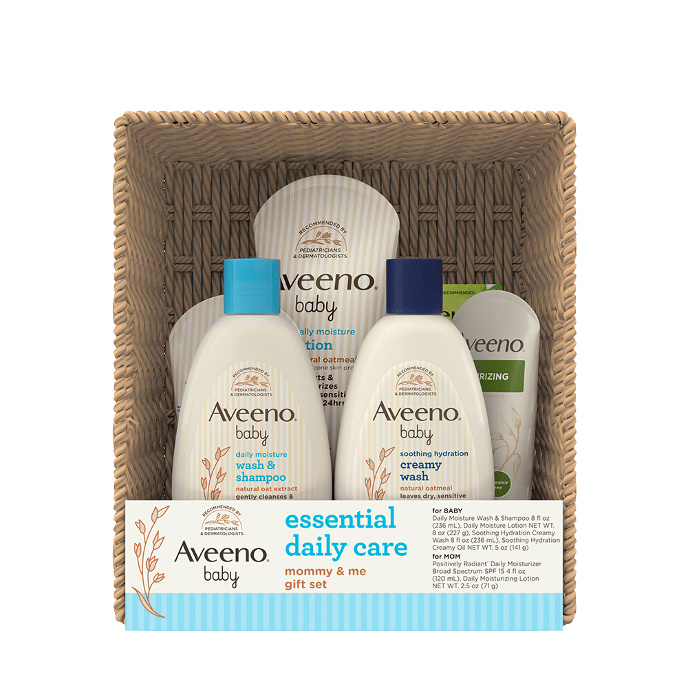 Aveeno Baby Essential Daily Care Baby & Mommy Gift Set