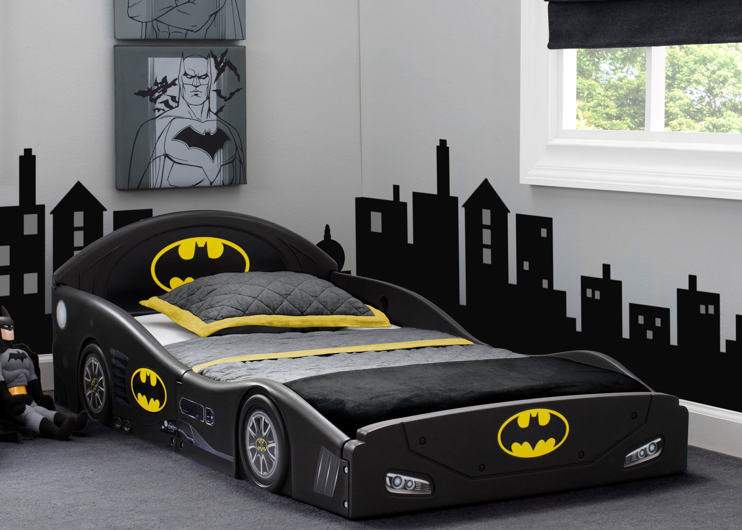 Batman Batmobile Toddler Bed By Delta Children