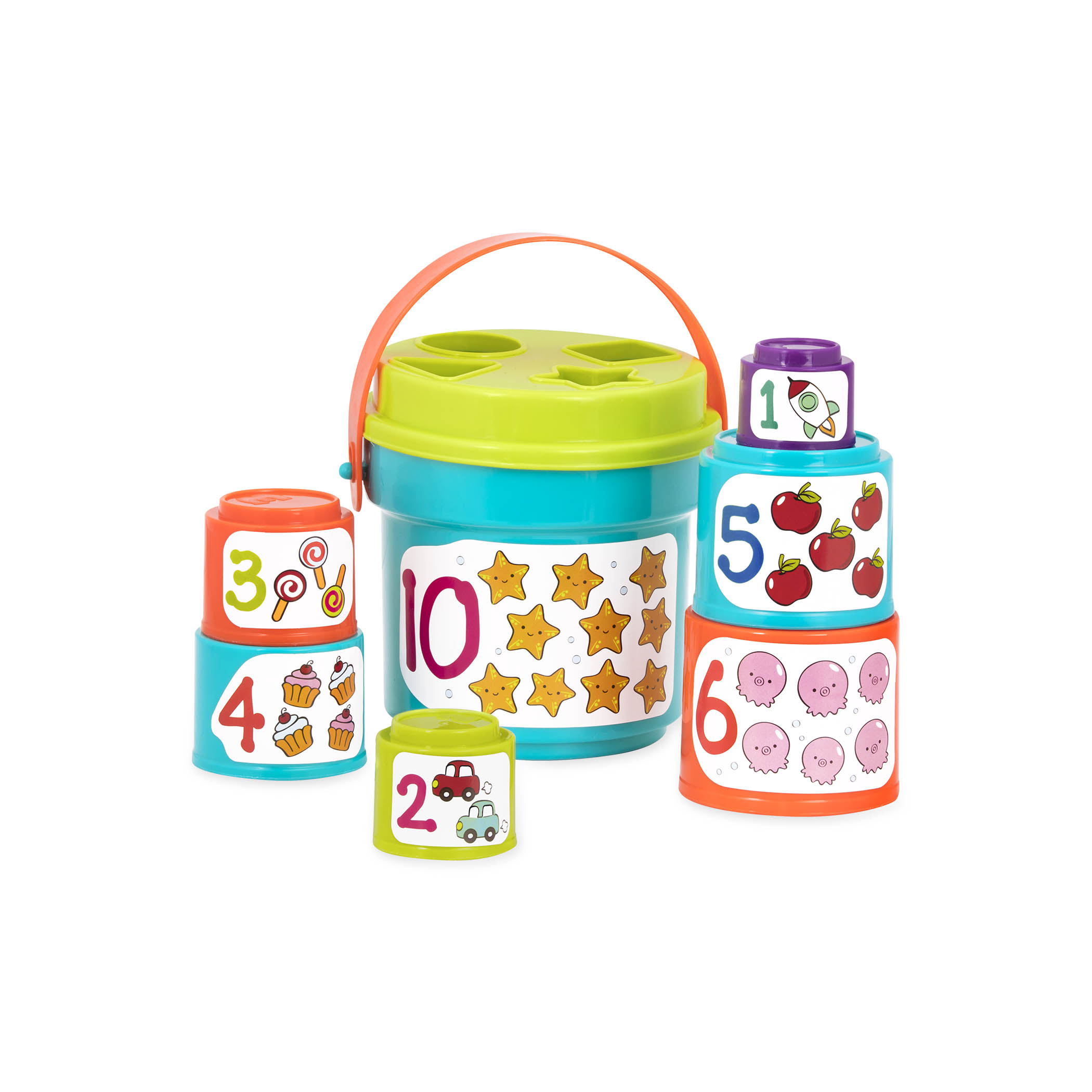 Battat Sort & Stack Educational Stacking Cups