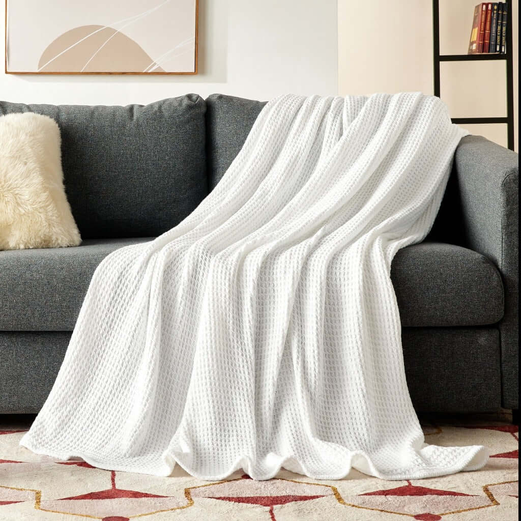 Bedsure 100 Cotton Thermal Blanket Afl1042 