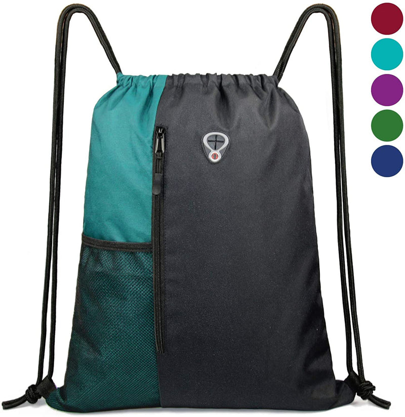 BeeGreen Drawstring Backpack Sports Gym Bag
