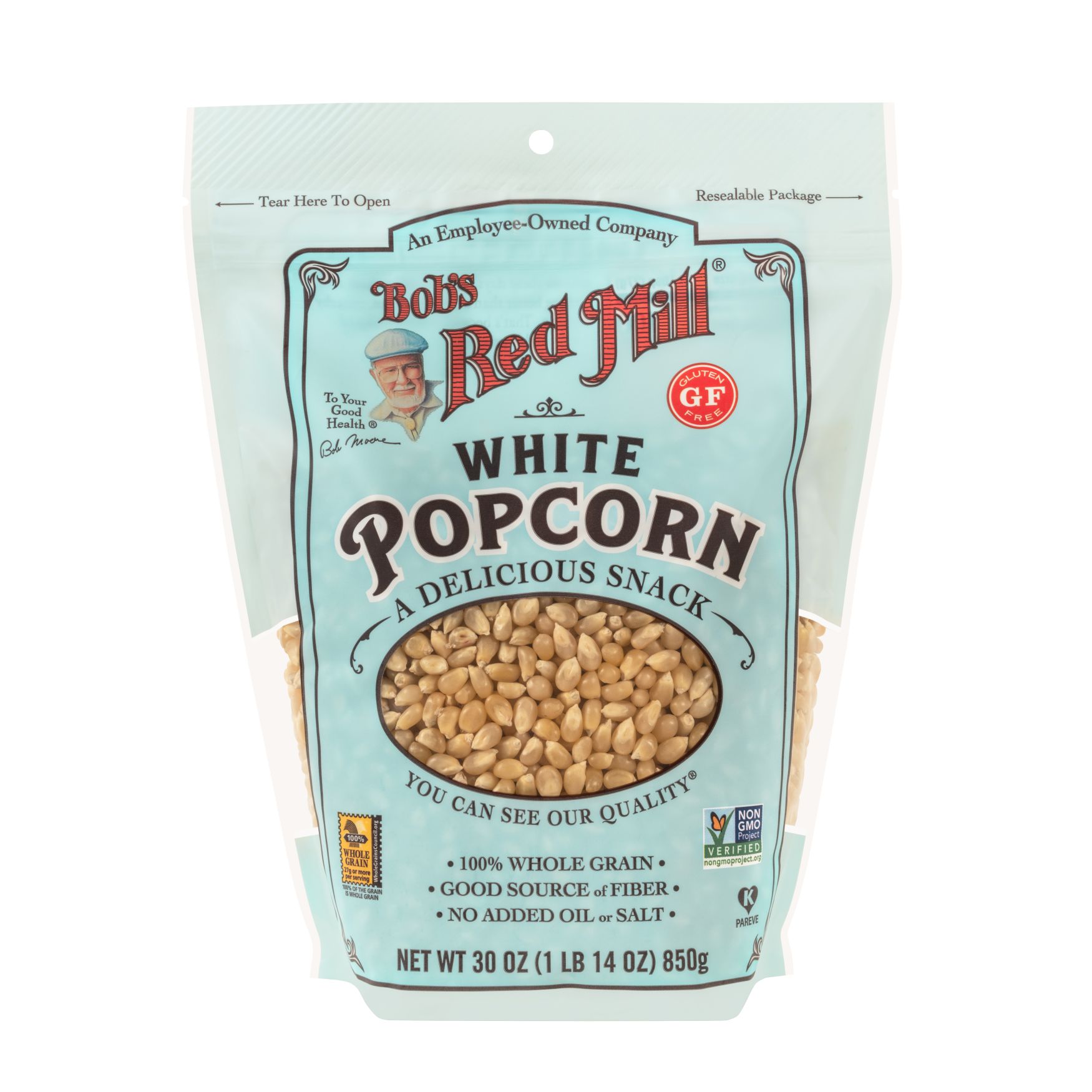Bob’s Red Mill Resealable Whole White Popcorn