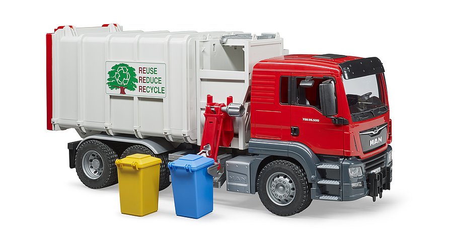 Bruder Toys Man TGS Side Loading Garbage Truck