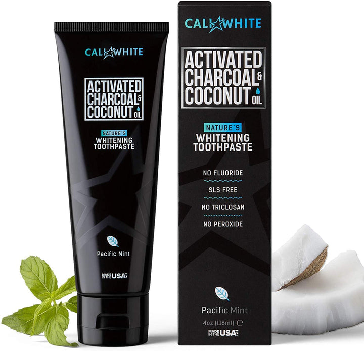 Cali White Activated Charcoal Teeth Whitening Toothpaste