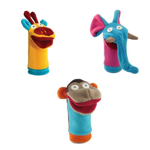 Cate & Levi Zoo Collection Hand Puppets